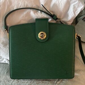 Toledo Green Epi Louis Vuitton Capucine Women's Bag
